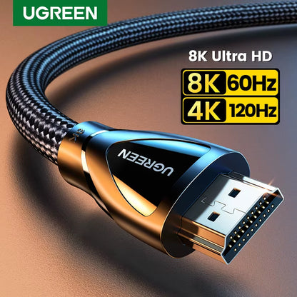 Choice Hdmi-Compatible Cable for Xbox Series X 2.1 8K/60Hz 4K/120Hz for Xiaomi Mi Box PS5 HDR10+ 48Gbps 8K