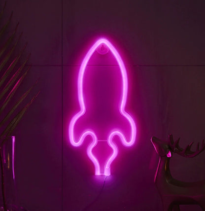 LED Butterfly Alien Planet Neon Decorative Night Light