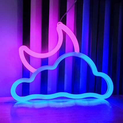 LED Butterfly Alien Planet Neon Decorative Night Light