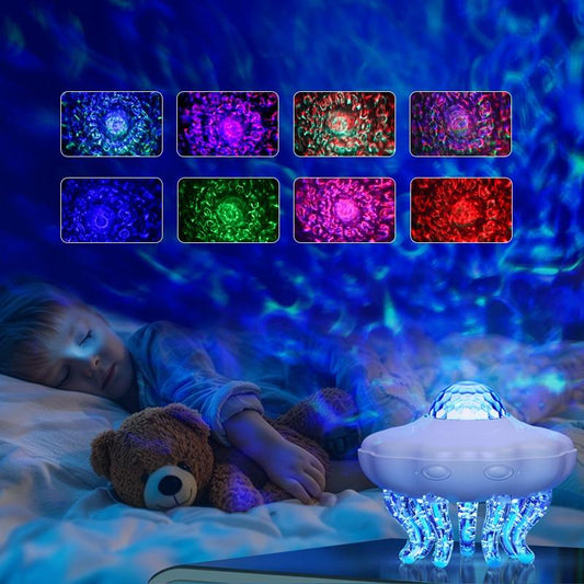 Projecteur LED Méduse & Vagues – Ambiance RGB Gaming | Télécommande | Décoration Setup Streamer